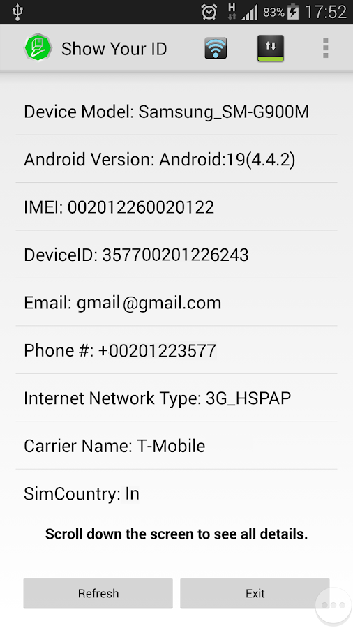 imei ip check Apps IP   ID Play Google Your Android Show on