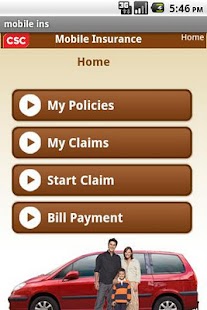 CSC's Mobile Insurance Screenshots 0
