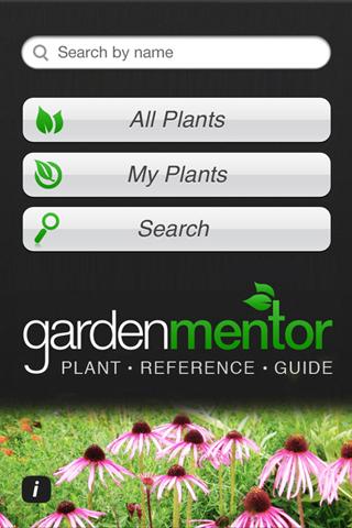 Android application Garden Mentor screenshort