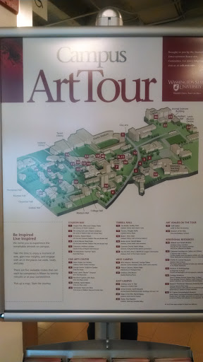 Campus Art Tour Sign