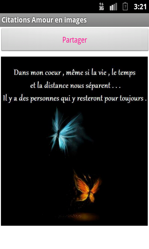 Images d'amour et citations - screenshot