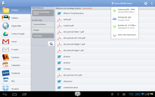 Impression mobile  Printhand - screenshot thumbnail