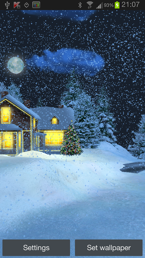Android application Snow HD Deluxe Edition screenshort