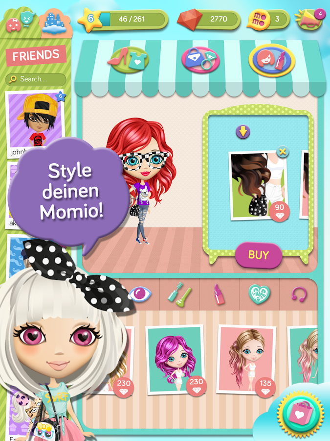 Momio AndroidApps auf Google Play
