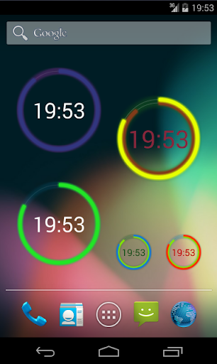 Ring Clock Widget