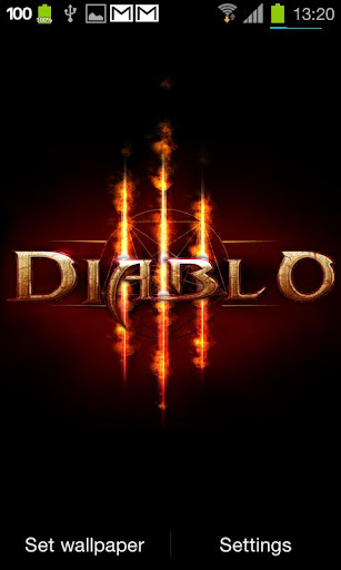 Diablo 3 Fire Live Wallpaper