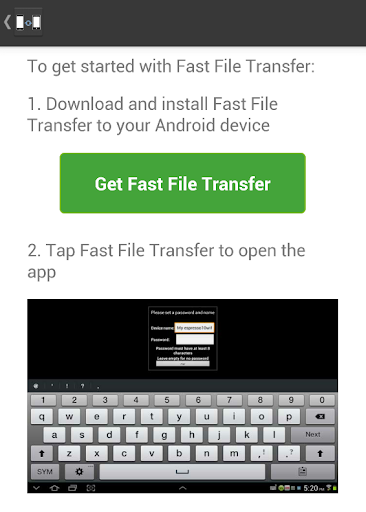 File Transfer to Iphone