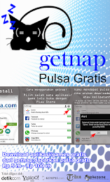 getnap :PULSA GRATIS 5rb-100rb poster 1