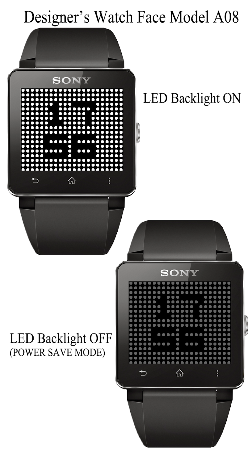 A08 WatchFace for SmartWatch2 Screen 3