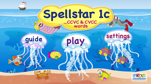 Android application Spell Star 1c: CCVC &amp; CVCC screenshort