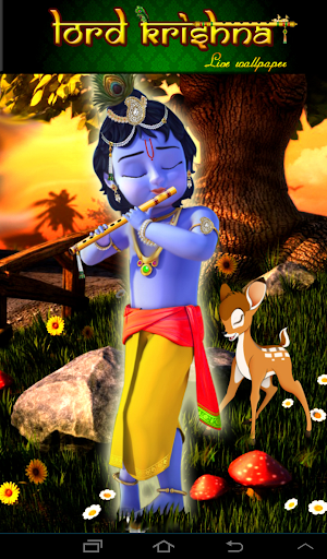 【免費個人化App】Krishna Playing Flute Live WP-APP點子