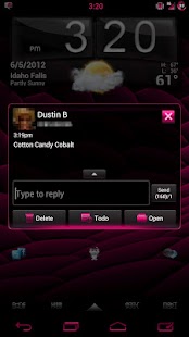 How to download GO SMS Pro Cotton Candy Cobalt patch 1.3 apk for bluestacks