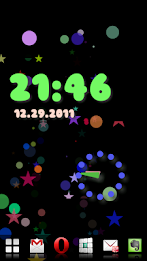 [Free]Polka Dots Flow ! Clock poster 1