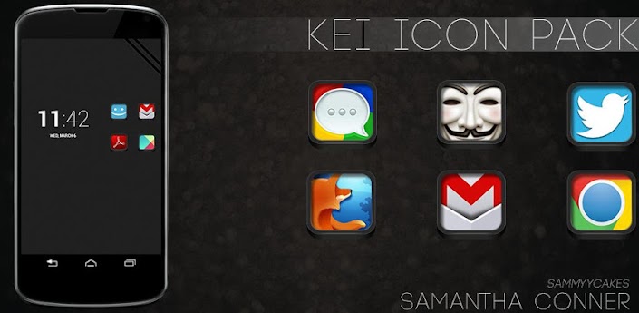 free download android full pro mediafire qvga tablet armv6 apps themes games Kei Icon Pack APK v1.2 application