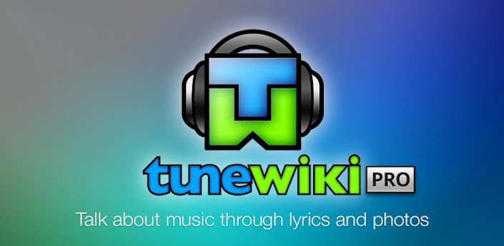 من أحسن مشغلات الصوت TuneWiki Pro v4.5.1