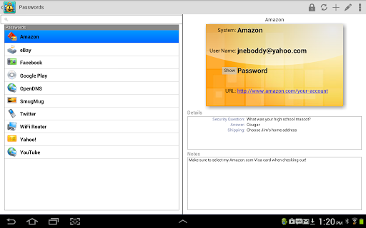 Android APK : eWallet - Password Manager