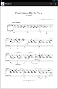 Virtual Sheet Music