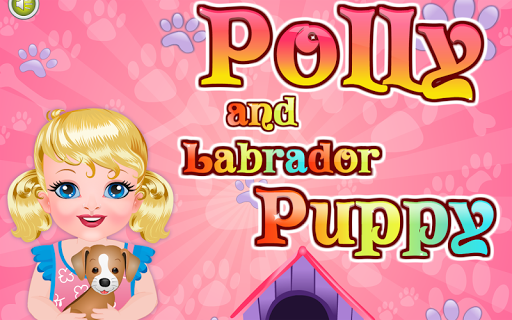 Polly and her Labrador Puppy