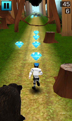 angry bear forest temple run