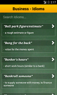 Idioms and Phrases Dictionary(圖2)-速報App