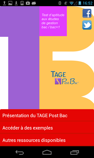 TAGE Post Bac