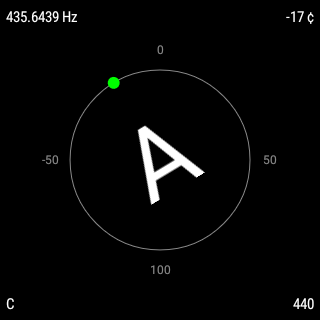 Android application TunePiece Wear Tuner Metronome screenshort