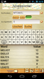 Word Breaker (Scrabble Cheat) Screen 2