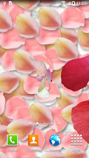 3D Petals Live Wallpaper