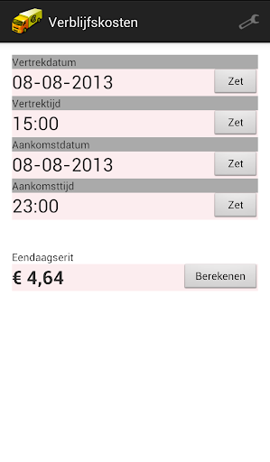【免費交通運輸App】Verblijfskosten-APP點子