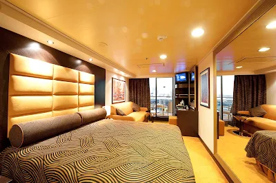 You'll feel like you are staying in a boutique hotel when settling into a suite aboard MSC Splendida.