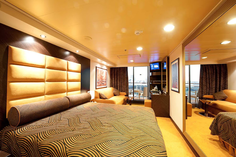You'll feel like you are staying in a boutique hotel when settling into a suite aboard MSC Splendida.