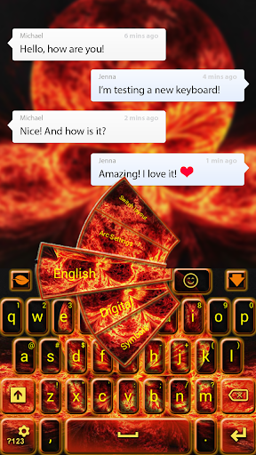 Fire Skull GO Keyboard