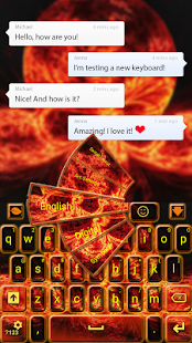 Free Download Fire Skull GO Keyboard APK for Android