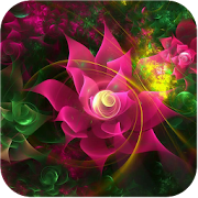 Sparkling Flower 3D  Icon