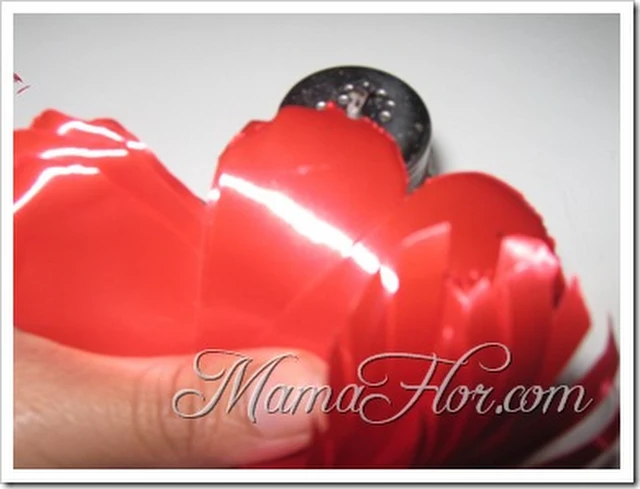 Quemado de pétalos para rizo realista en rosas DIY