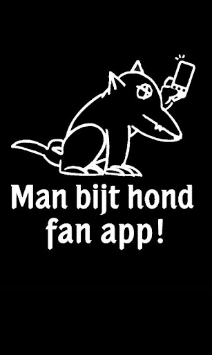 Man bijt hond Fan App