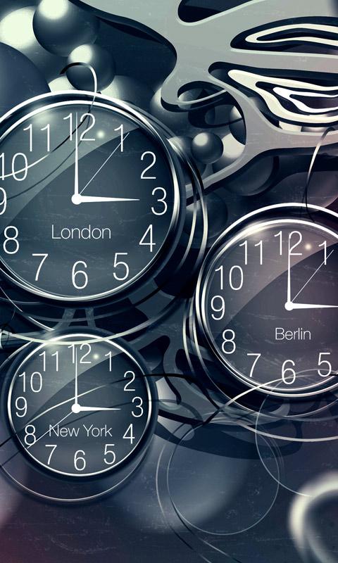Black business clock PRO Screen 3