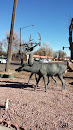Deer Pair Statue