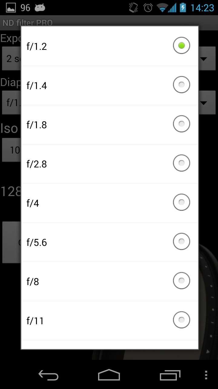ND Filter PRO Screen 3