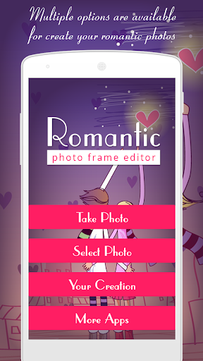 Romantic photo frame editor