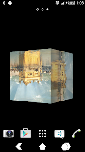 Download Golden Temple Cube LWP APK