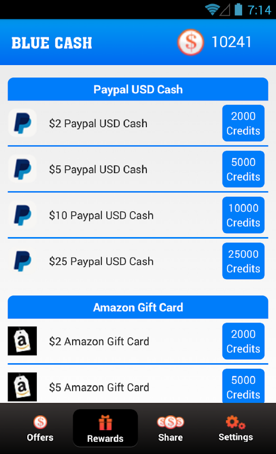 Blue Cash Reward: Make money - Android Apps on Google Play