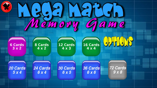 MegaMemoryMatchingGame