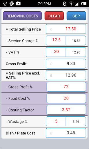 【免費生活App】Food Costing (made simple)-APP點子