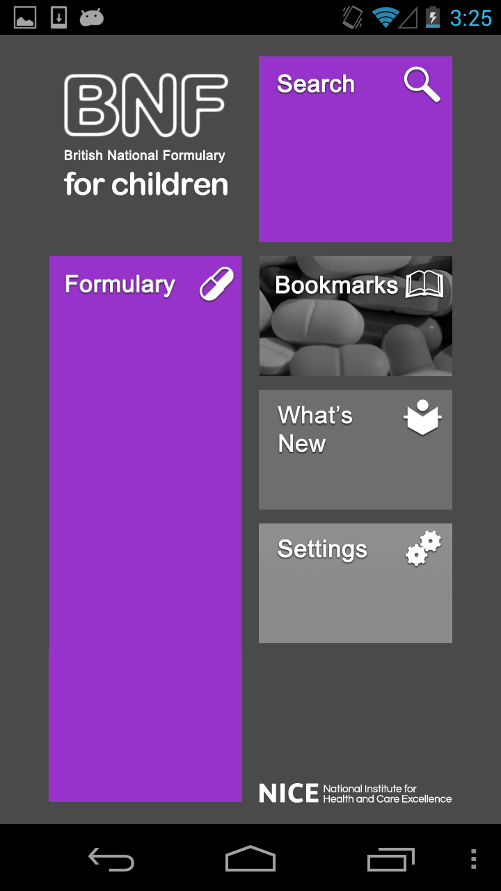 Android application NICE BNFC screenshort