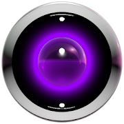 poweramp skin purple 3d