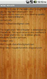 MIND READER poster 4