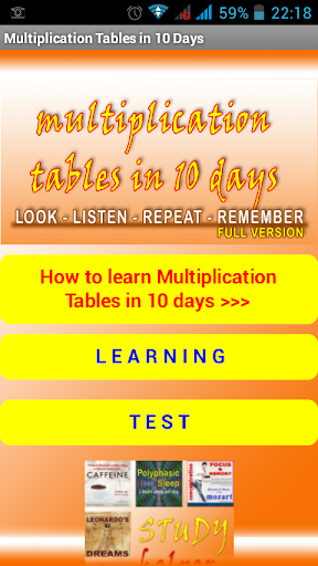 Multiplication Tables 10 FULL