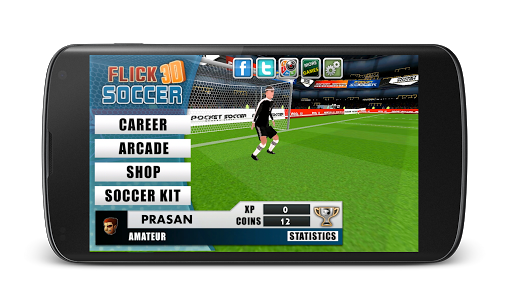 Flick Soccer 3D