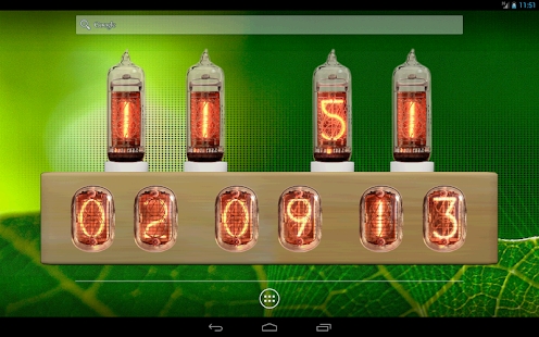 download Nixie Tube Clock Widget free